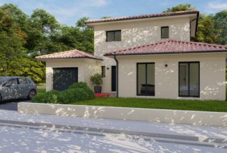 votre maison de 142m2 sur un terrain de 1000m2 sur la commune de Le Taillan-Médoc au prix de 535000&euro; avec Alpha Constructions